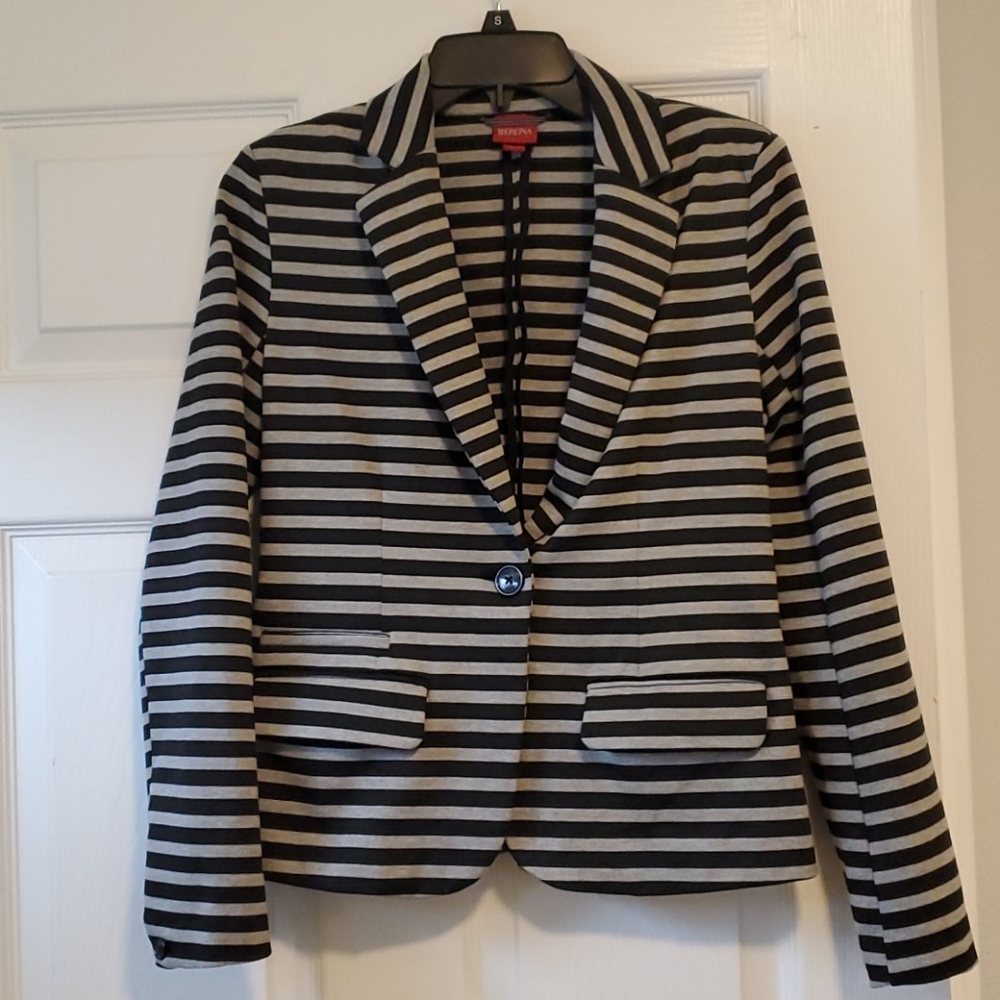 Black and Gray Merona Blazer